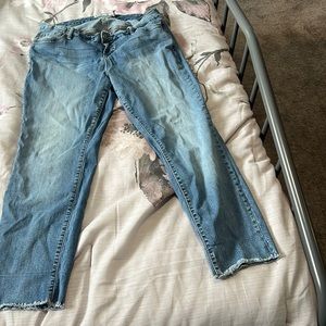 Torrid Boyfriend crop jeans size 12